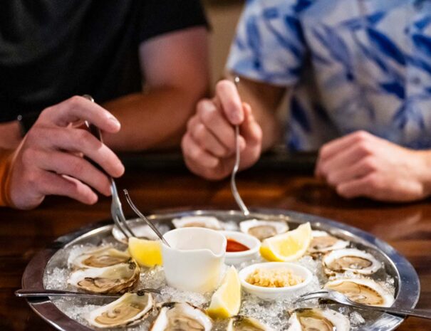 Fresh oysters Collingwood Ontario Blue Mountain Hotel